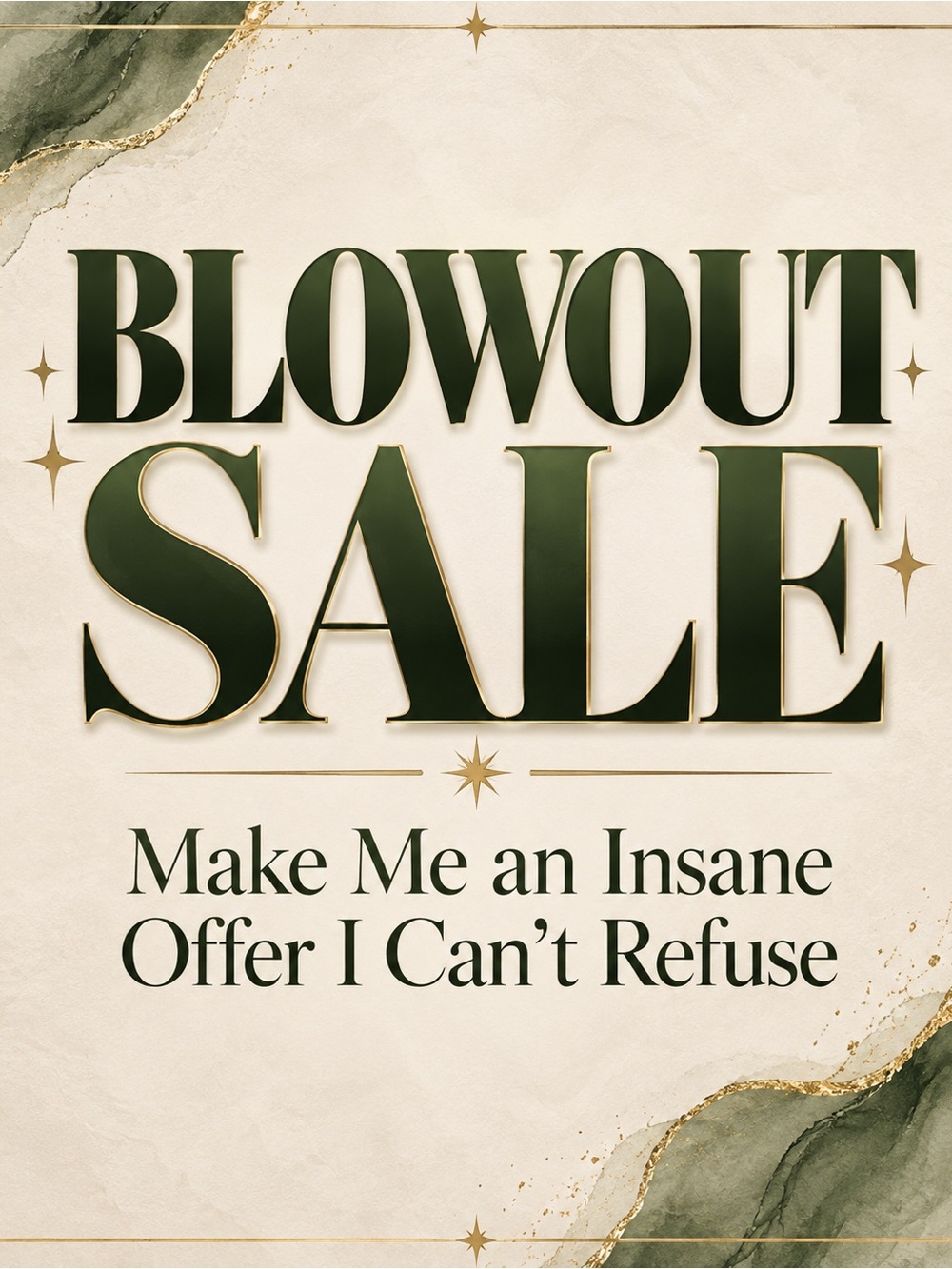 BLOWOUT SALE 💥 Make Me an Offer I Can’t Refuse
